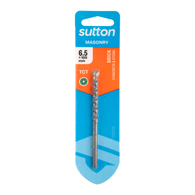 Sutton TCT Masonry Drill Bit – 6.5mm x 100mm by Southtile Ltd 