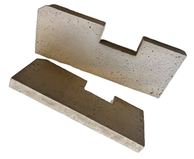 Log Burner Fire Brick Baffle Set of 2 Suitable for AquosFires by Southtile Ltd 