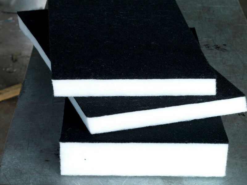 Mammoth Panel Absorber 35-50 white with black face by Southtile Ltd 