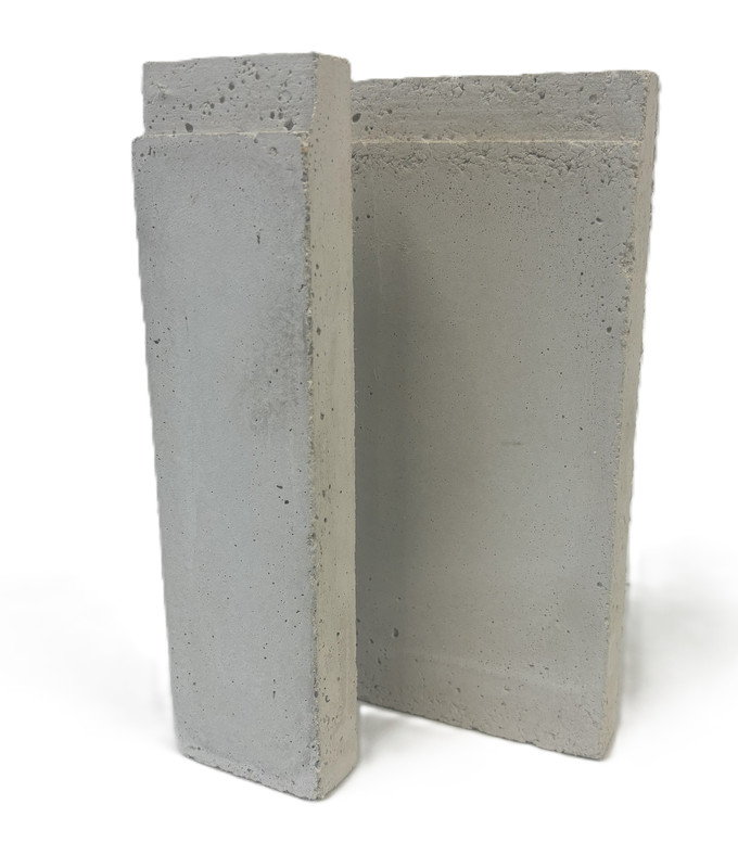 Both fire brick types 250mm x 150mm x 25mm & 65mm x 150mm x 25mm