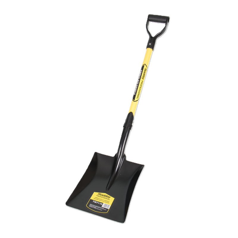 Stanway Square Mouth Shovel with Fibreglass D-Handle by Southtile Ltd