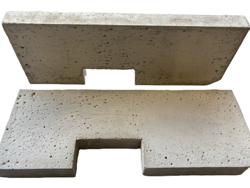 Log Burner Fire Brick Baffle Set of 2 Suitable for AquosFires by Southtile Ltd 