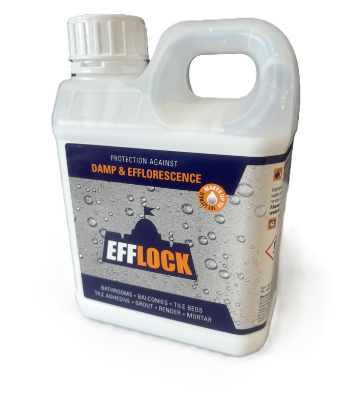 Efflock Efflorescence Protection 1 Litre by Southtile Ltd