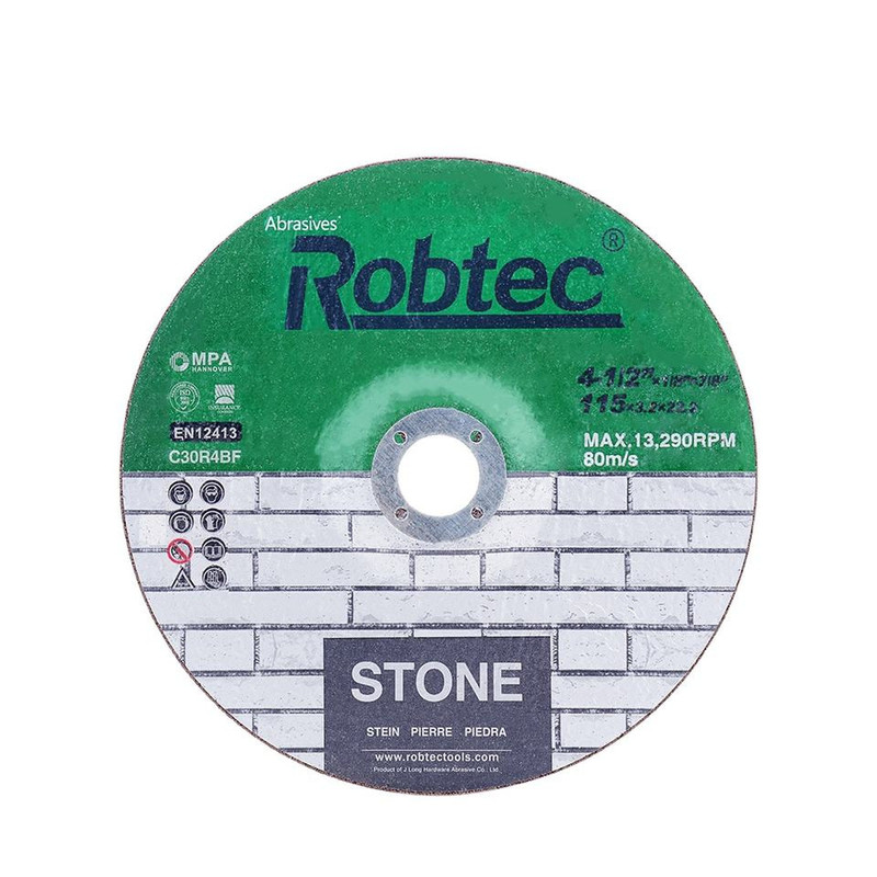 Robtec masonry cut off wheel Robtec masonry 100mm x 16mm  cut of wheel,  designed to fit onto a grinder.  Ideal to cut stone,  bricks,  blocks, tiles or anything masonry.  Ideal for the trade and DIY,  where a small cut is required,  anything larger more cut off wheels or a  s & 