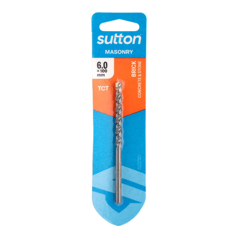Sutton TCT Masonry Drill Bit – 6.0mm x 100mm by Southtile Ltd