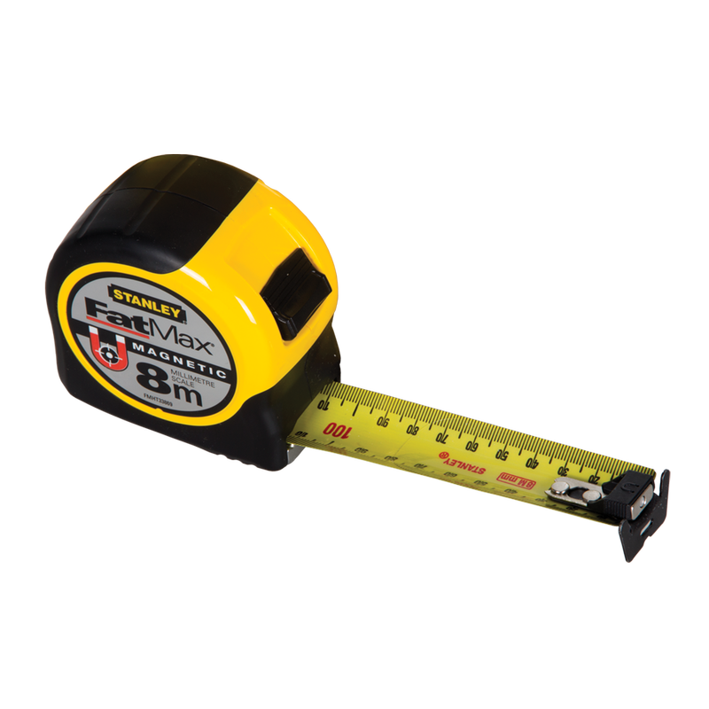 STANLEY 8m Fat Max Magnetic Tape Measure by Southtile Ltd