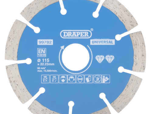 Draper Segmented Diamond Blade 115mm 