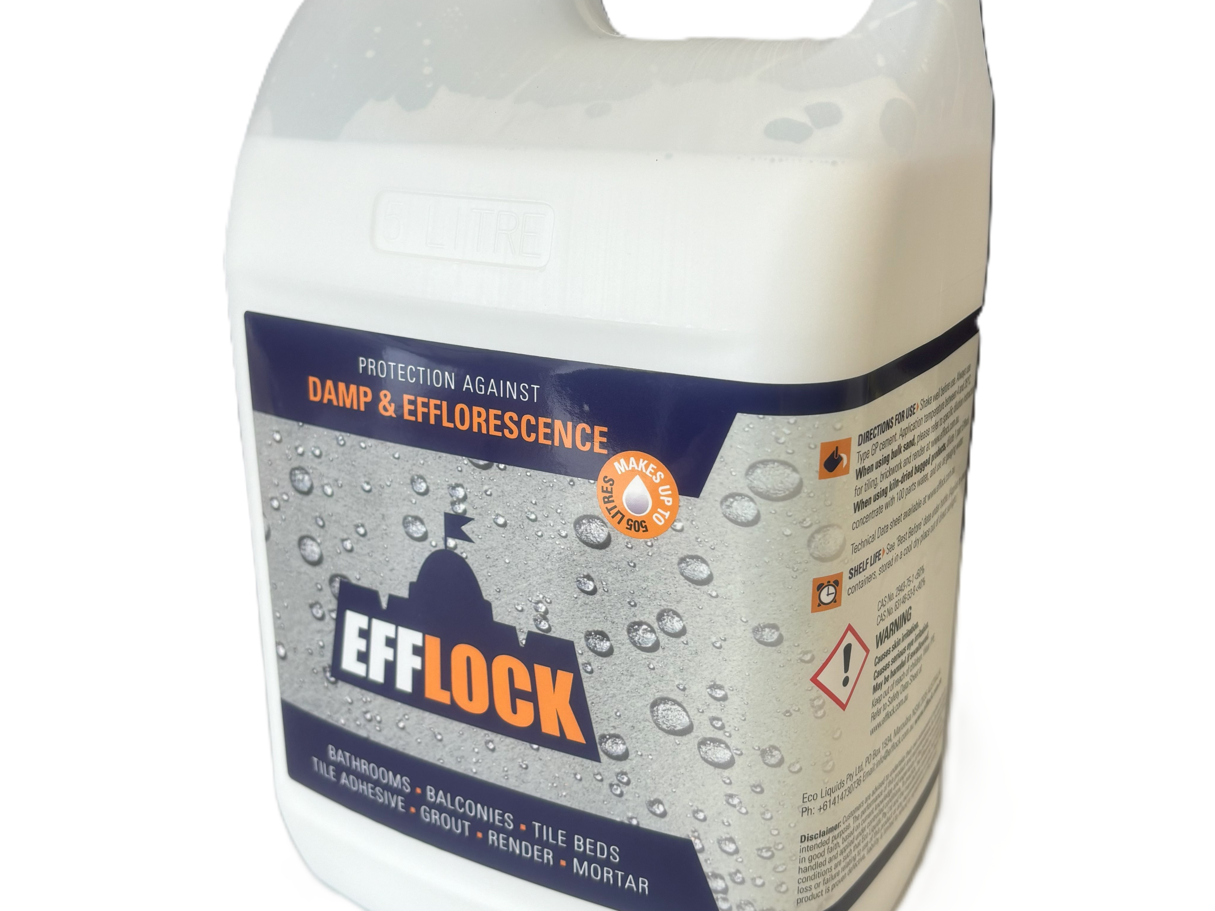 Efflock Efflorescence Protection by Southtile Ltd 