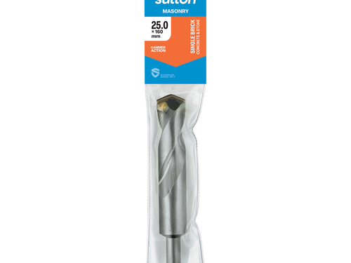 SUTTON TCT Masonry Drill Bit 25mm x 160mm by Southtile Ltd 