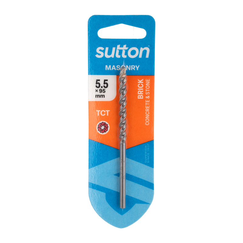 Sutton TCT Masonry Drill Bit – 5.5mm x 95mm by Southtile Ltd 