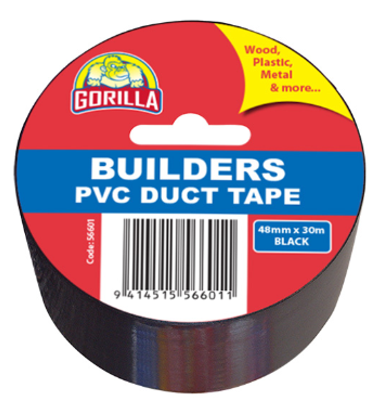 Black PVC Duct Tape -By Southtile Ltd 