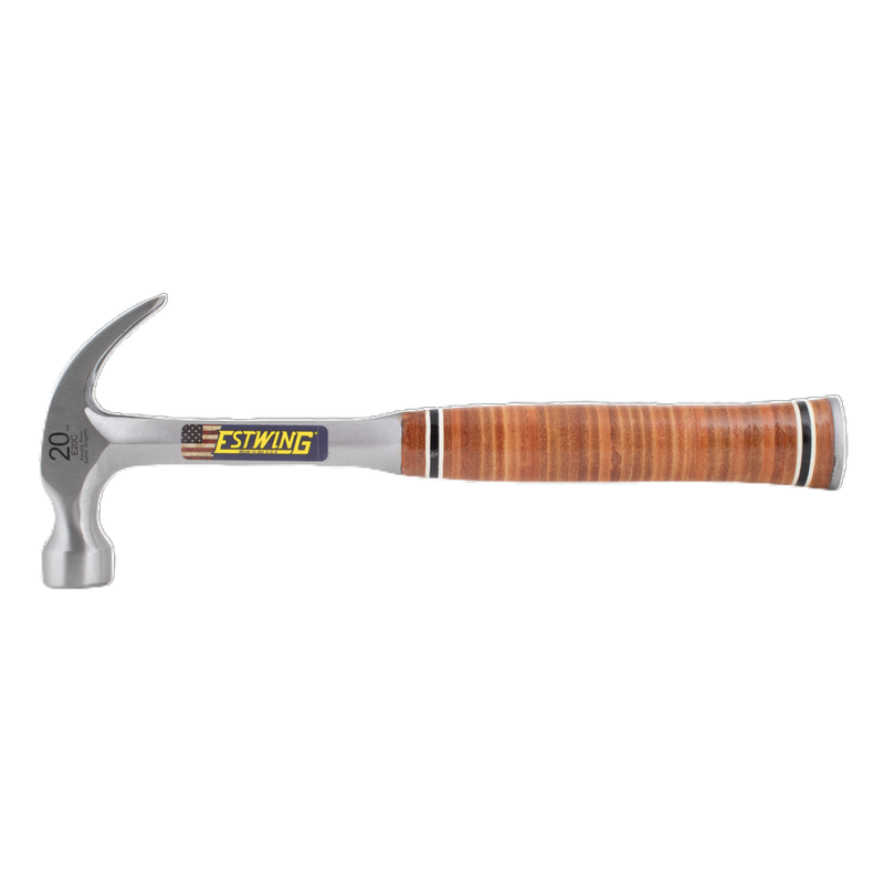 Estwing 20oz Curved Claw Hammer Leather Grip by Southtile Ltd
