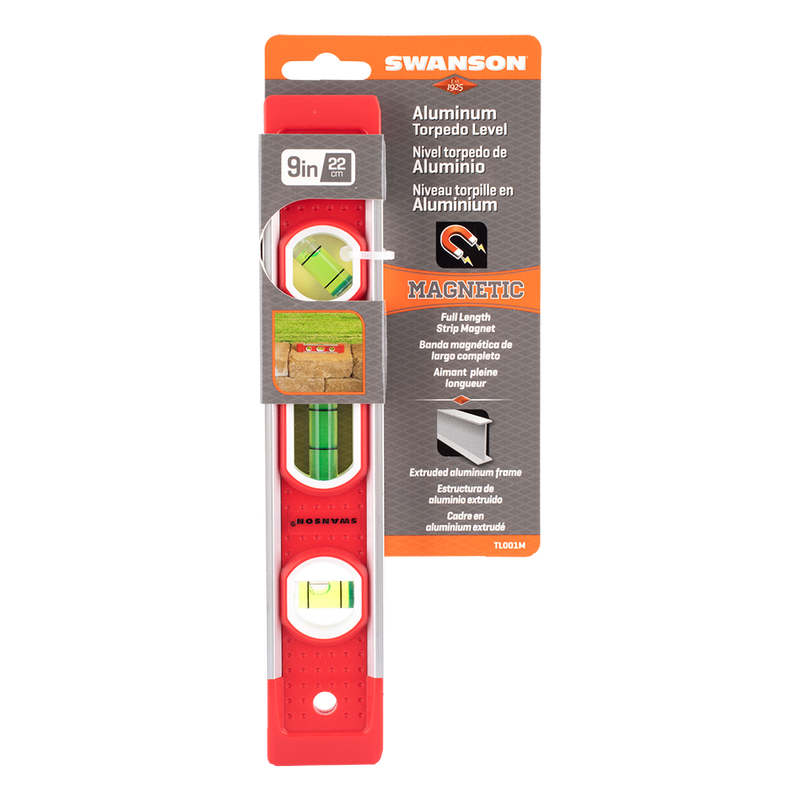 SWANSON 225mm Magnetic Torpedo Level by Southtile Ltd 