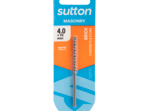 Sutton TCT Masonry Drill Bit – 4.0mm x 85mm by Southtile Ltd 