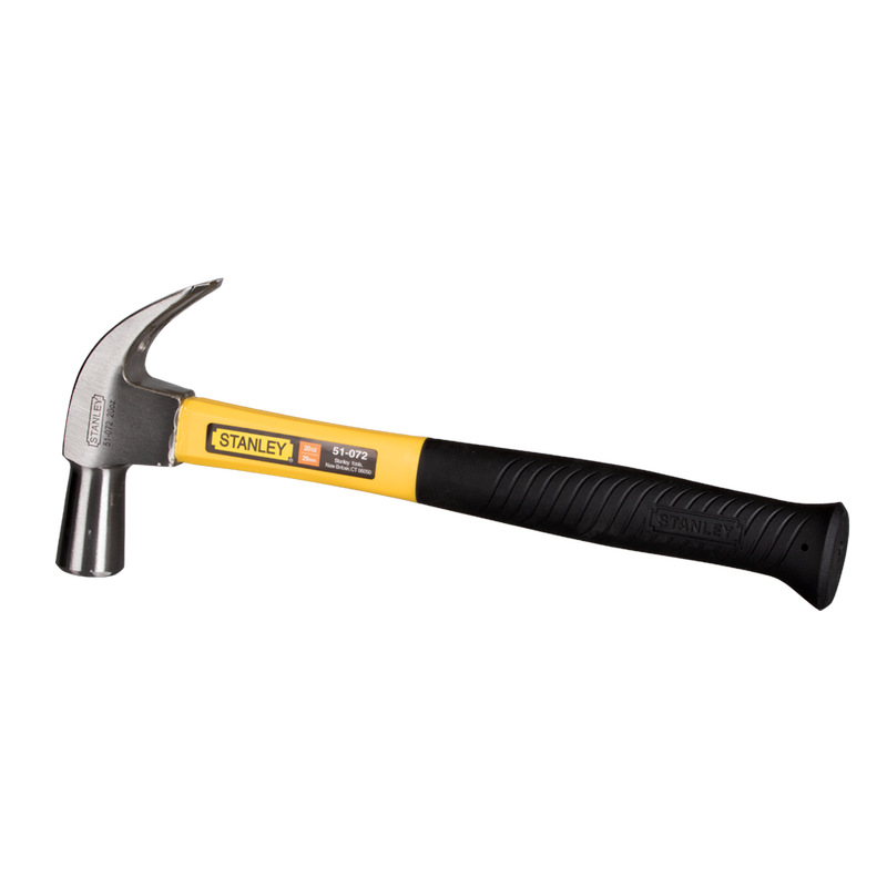 STANLEY 20oz Fibreglass Claw Hammer by Southtile Ltd 