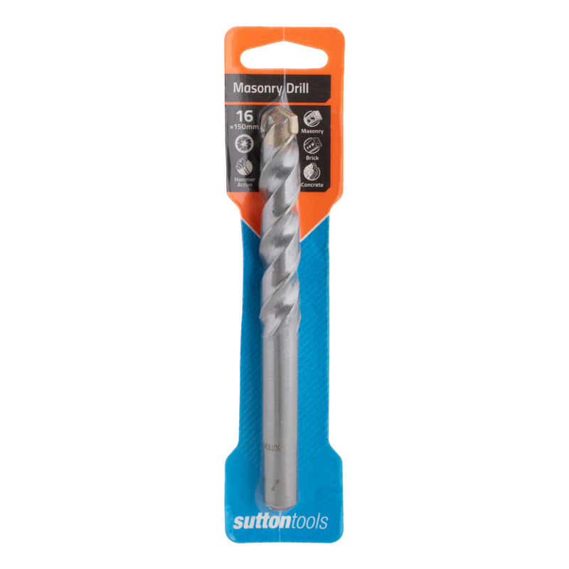 Sutton TCT Masonry Drill Bit 16mm x 150mm by Southtile Ltd
