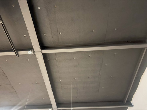  Autex AAB 35-50 Black,  installed by Southtile Insulation held up with insulation anchors.