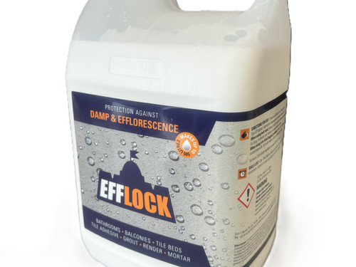 Protection against damp & Efflorescence Efflock 