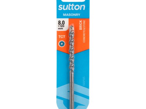 Sutton TCT Masonry Drill Bit 8.0mm x 120mm by Southtile Ltd 