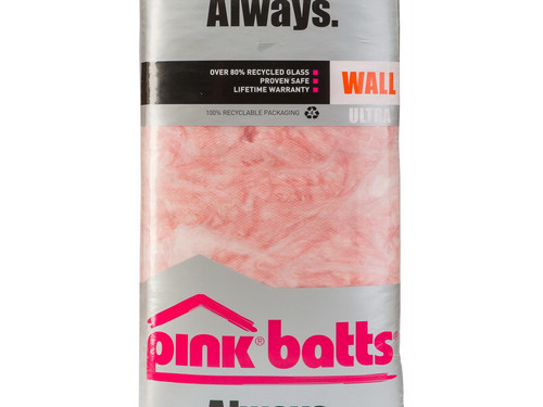 Pink Batt R4.3 Wall Bale 140mm 