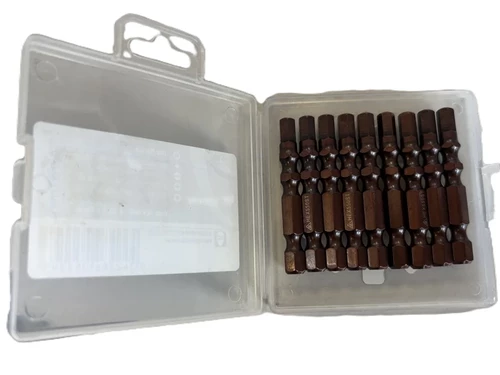 Magnetized Hex 5 × 50 mm Power Bit Pack of Ten by Southtile Ltd
