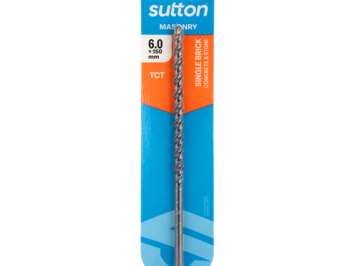 Sutton TCT Masonry Drill Bit 6mm x 150mm by Southtile Ltd 