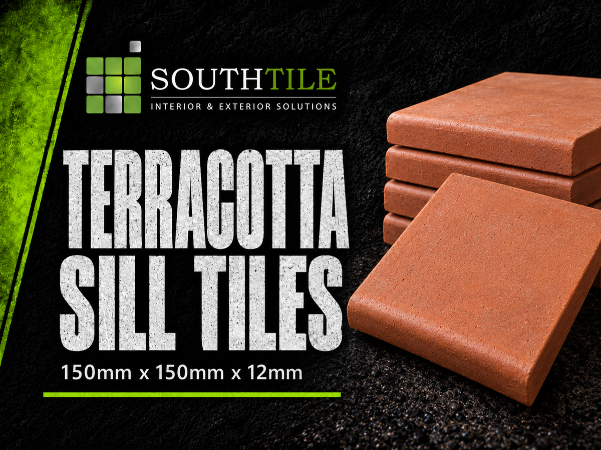 150mm x 150mm x 12mm Terracotta tile by Southtile Ltd