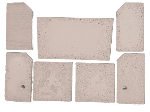 Log Burner Fire Brick Set Suitable for LE2000 Fires by Southtile Ltd