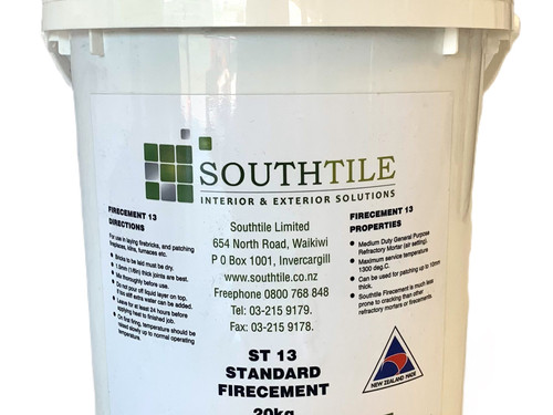 Fire Cement 20kg Bucket By Southtile Ltd