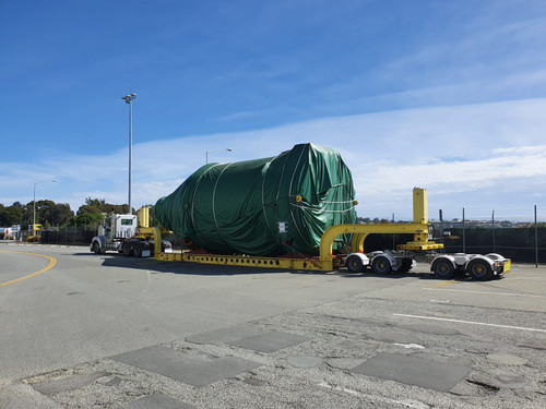 Moving a silo for the agricultural industry