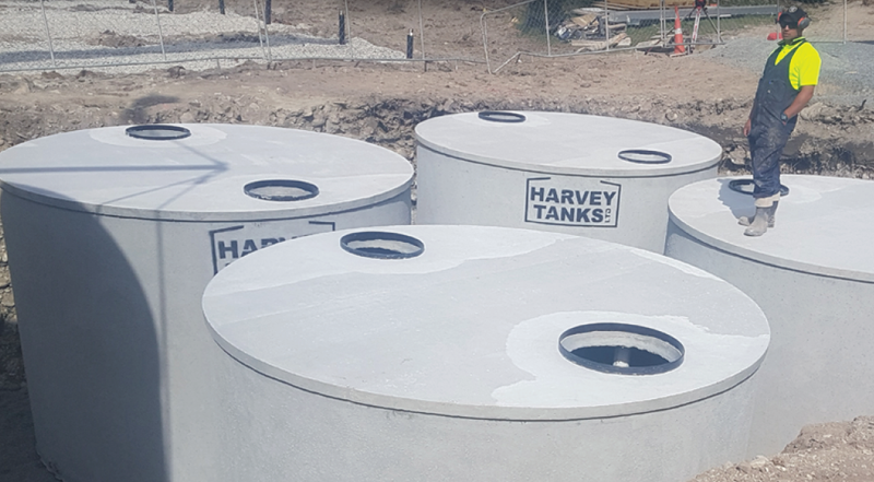 Harvey Tanks underground concrete water tanks