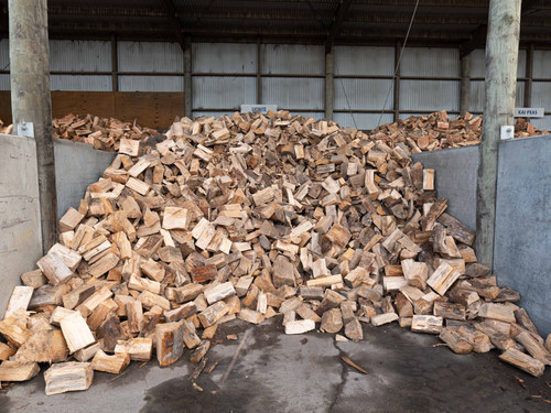 Pile of dry wood