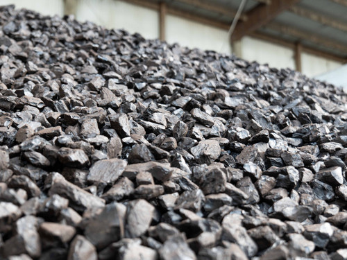 Pile of glossy Takitumu coal