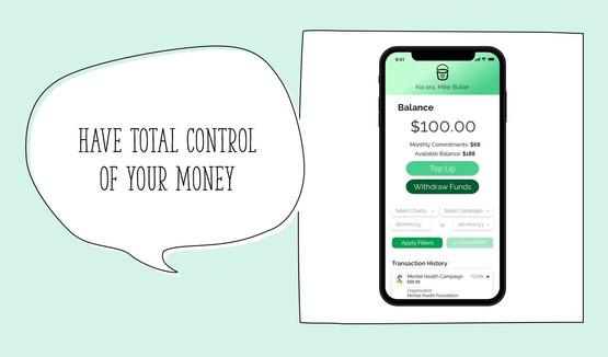 Have total control of your money