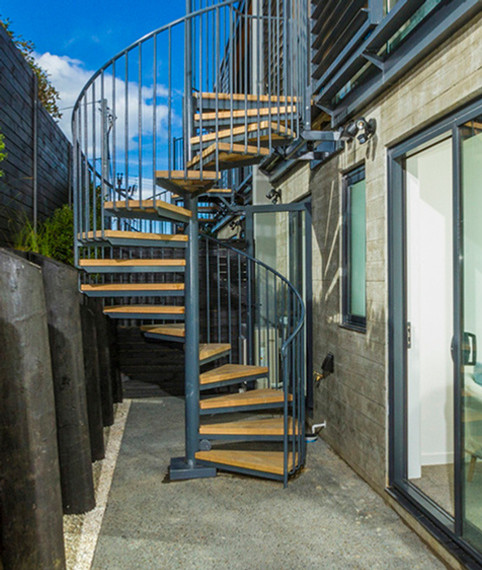 Interior and exterior staircases & spiral staircases shipped New Zealand-wide.