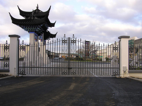 Dunedin Chinese Garden wrought iron fence by Otago Engineering