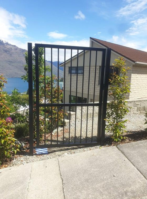 Matching pedestrian Gate by Otago Engineering