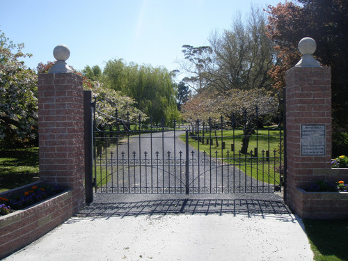 Wrought iron gate Naish Park