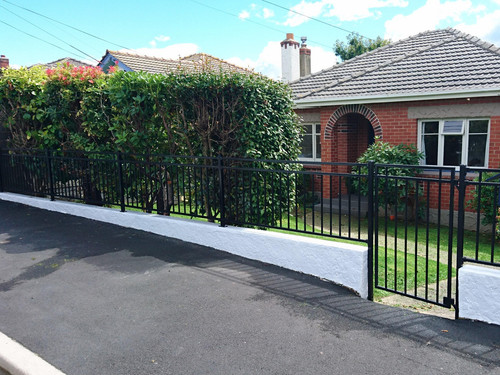 Property fence and gate