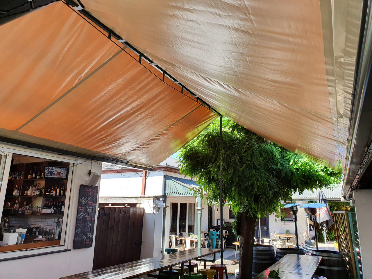 Check out the newly installed Shade Sail by Otago Engineering