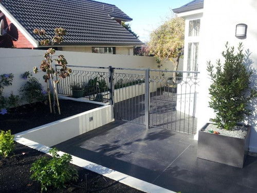 Decorative gate and fence by Otago Engineering