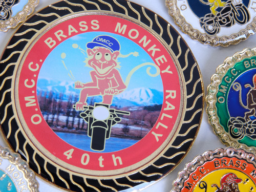 Brass Monkey club badges
