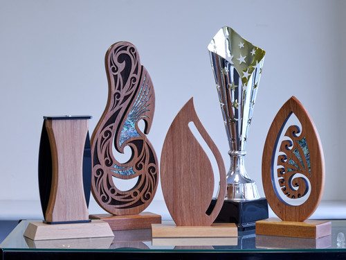 Cultural awards in wood and metal