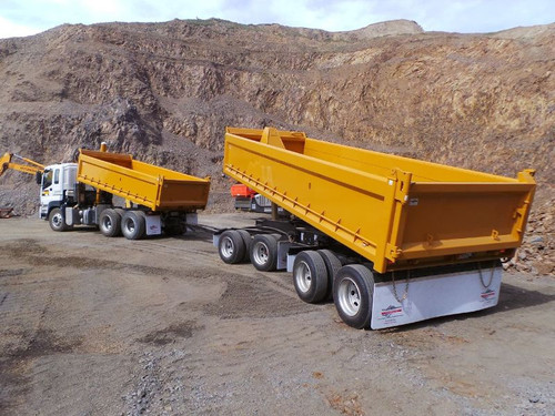 4 Axle Steel Tippers by TEO