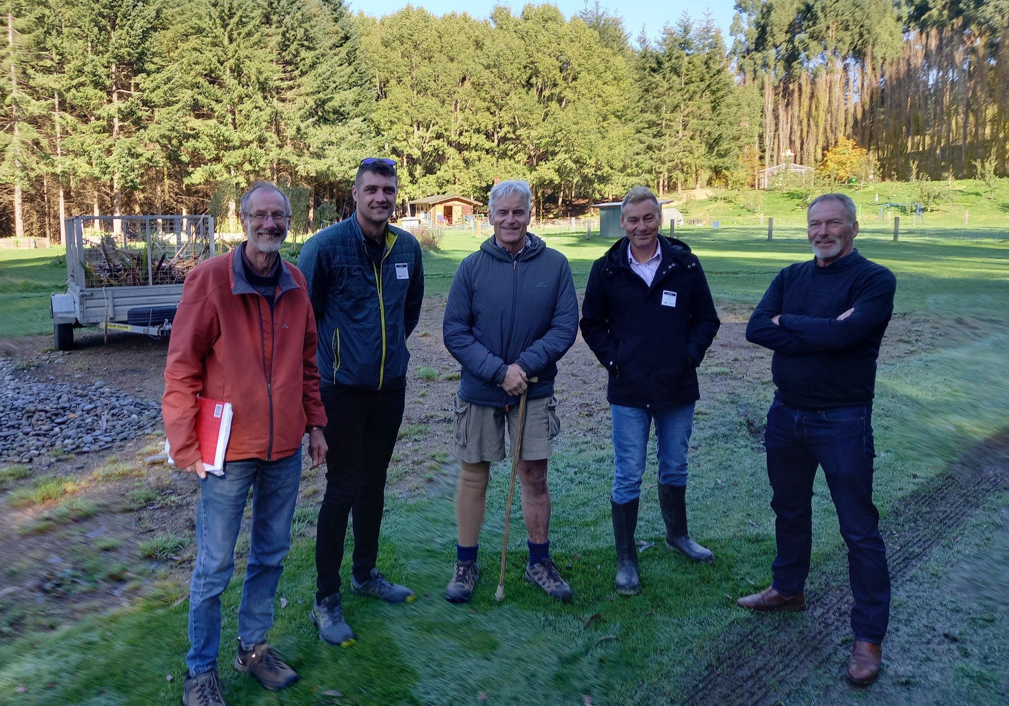 Alan Sommerville, Sam Dixon - OCC, Simon McMillan - AKV, Paul Southworth - AKV, Tim Mepham - ORC, Bryan Scott - ORC (behind camera)