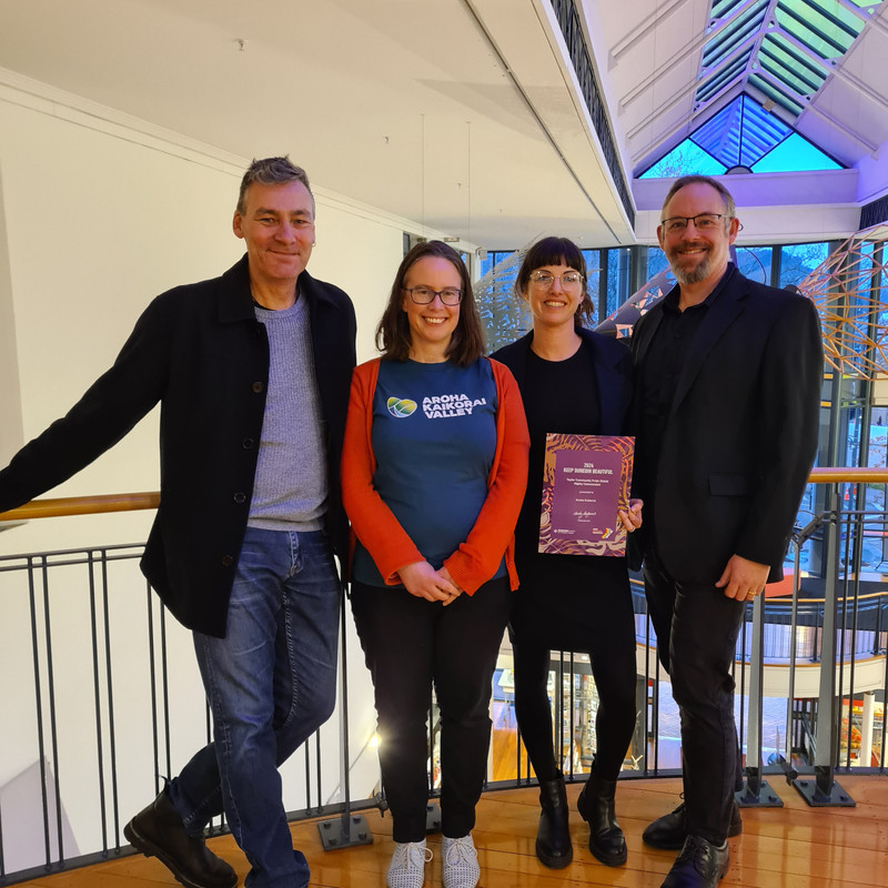 L to R Paul Southworth, Beth Wishart, Sarah Moffitt, Bob Brown.