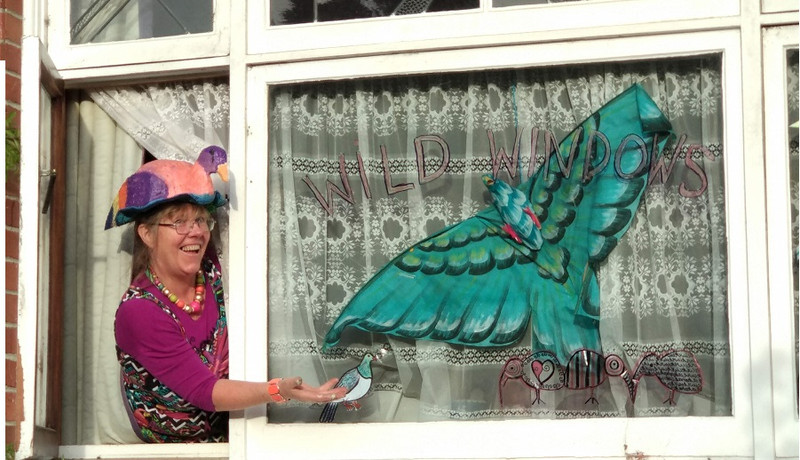 Storyteller Kaitrin McMullan and her Wild Window!