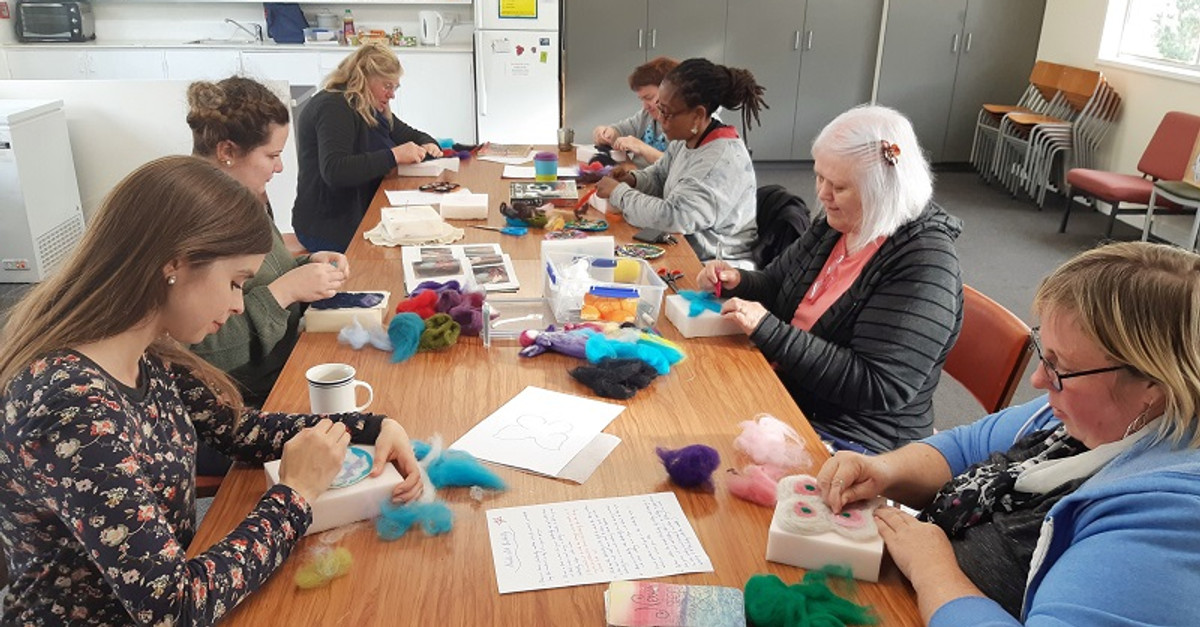 Women's art group for NEV