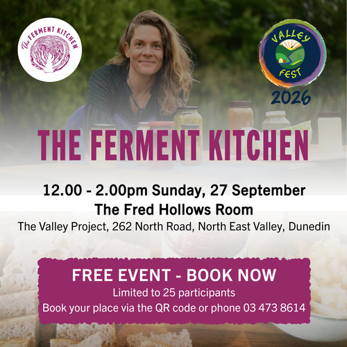 The Ferment Kitchen Workshop Event - 12-2pm Sunday 27 September Free Event Limited spaces