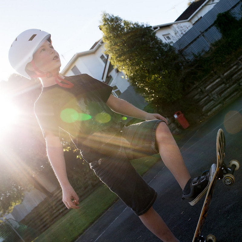 Most schools have a lot of competitive and team sports on offer but skateboarding is a sport that provides freedom and creativity, says Otago Polytechnic student Jimmy Hay